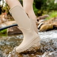 thumbnail image 3 of YOURDIARY Womens Mens Rain Boots Waterproof Non-Slip Knee-High Boots for Outdoor Walking, Wading through Water, Fishing, 3 of 7