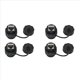 thumbnail image 1 of Acoplador de Montaje en Panel RJ45 de 4 Piezas, Conector Pasante LAN Ethernet de Montaje en Panel Industrial Blindado IP68 para CAT6/CAT5E/CAT5, 1 of 6