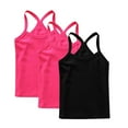 thumbnail image 5 of Cowsor 3PC Girls' Cotton Camisole Tank Top Undershirt, 5 of 7