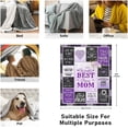 thumbnail image 4 of Yibo Christmas Bonus Mom Gifts Blanket Flannel Soft and Comfortable Anti-static Bed Sofa Blanket, 4 of 7