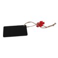 thumbnail image 4 of MasteelfCA 10pcs Mini Rectangular Hanging Wooden Blackboard Gift Price Tags (Red Flower), 4 of 8