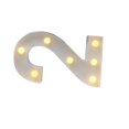 thumbnail image 3 of Yuarrent Número 3D Visual LED Luz de noche Lámpara de escritorio Fiesta de cumpleaños Regalo para niños Iluminación y accesorios Número 2 Yuarrent LED1555-28B, 3 of 3
