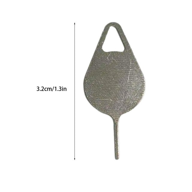 pitrice 100pcs Sim Card Tray Ejectors Cell Phone Accessories Removal Tools Universal Mobile Open Key Needles Exquisite Small Eject Pin