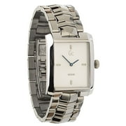 Men's Rectangular White Dial Watch