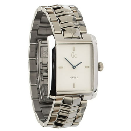Men's Rectangular White Dial Watch