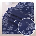 thumbnail image 5 of Xuniizn Christmas Tablecloth Wrinkled Cheesecloth Christmas Tablecloths - Bohemian Christmas Table Cloth Rectangular Table Cover for Holiday, Wedding Party Christmas Decorations for Home, 5 of 6