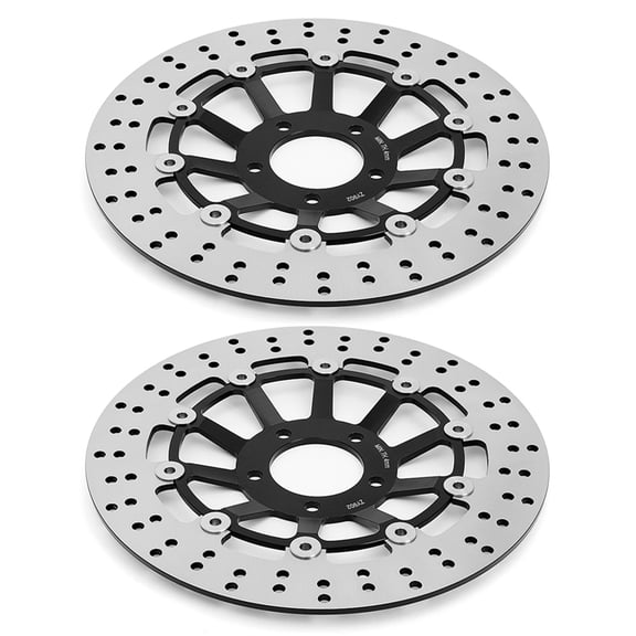 1Pair Round Front Brake Discs Rotors for Suzuki RF 900 R 1994-1999 GSF 1200 Bandit GSF1200 S Bandit 1995-2000