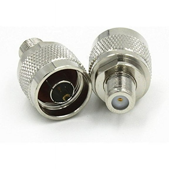 N male plug to F female jack RF adapter connector 50ohm Quick USA Shipping