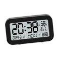 thumbnail image 1 of Reloj despertador de escritorio perfecl Digital reloj de mesa Negro, 1 of 8