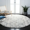thumbnail image 3 of SAFAVIEH Fontana Darion Damask Shag Area Rug, Grey/Ivory, 9' x 12', 3 of 10