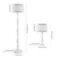 thumbnail image 4 of SAFAVIEH Bessie Classic Floor and Table Lamps Set, White, Set of 3, 4 of 6