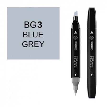 ShinHan Art 1114030-BG3 Twin Blue Grey 3 Marker,