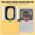 thumbnail image 4 of VEVOR Bread Maker, 15-in-1 3LB Dough Machine, Nonstick Ceramic Pan Automatic Breadmaker with Gluten Free Setting, Whole Wheat Bread Making, Digital, Programmable, 3 Loaf Sizes, 3 Crust Colors, White, 4 of 9