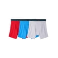 thumbnail image 2 of Fruit Of The Loom Mens Premium Breathable Boxer Briefs ,Assorted, Medium, 3 Pack, 2 of 5