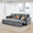 Dark Gray, variant on Gewnee 3-Seater Corduroy Sectional Pull Out Sleeper Sofa Bed with Storage, Corduroy Couch for Living Room Apartment Office Black