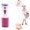 Red, variant on DYD Facial Hair Removal Machine Women's Electric Hair Removal Machine Hair Removal Machine With Colored Lights