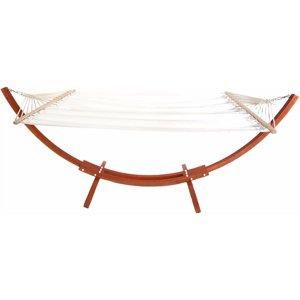 ONCLOUD Hammock Wood Arc Stand with Double Hammock (10.5 ft)