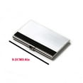 thumbnail image 5 of Stainless & Business Card Holder Case Id Credit Wallet Silver Clearance on Sale Portable Stainless Steel Business Card Box, Office Cabinet Plertrvy, 5 of 7