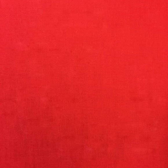 Tela Pico Textiles Broadcloth roja, rollo de 3 yardas, poliéster