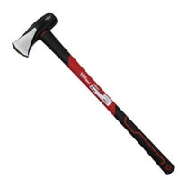 Hyper Tough 8 lb Splitting Burst Axe Maul with Double Injection Fiberglass Handle and High Quality Steel Head