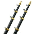 thumbnail image 2 of TACO Marine OT-0441BKA15 Aluminum Tele-Outrigger Pole - 1-1/8" x 15', Black/Gold, 2 of 2