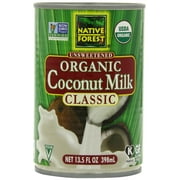 Native Forest Organic Coconut Milk Unsweetened 13.5 fl oz Pack of 2