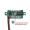 thumbnail image 2 of 1Pc Digital Dc Voltmeter Head 3 Wire Led Minimun Digital Voltmeter Dc2.5-40V Reverse Connection Protection 0.28Inch Blue, 2 of 6