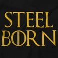 thumbnail image 2 of Steel Born Pittsburgh Pennsylvania Men's Graphic T Shirt Tees Brisco Brands L, 2 of 6
