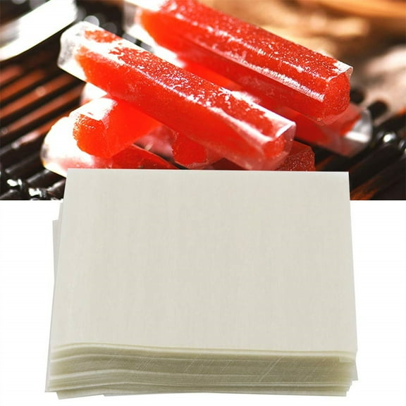 2.3x3.1 inch Transparent Glutinous Rice Paper,1200 Pieces White Edible Nougat Paper,Kitchen Baking Paper,Candy Coated Wrapping Sheets,for Pastries Caramel Toffee Chocolate By Scheam