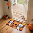 thumbnail image 4 of HANDIED Polyester carpet Halloween Pumpkin Bathroom Rugs Washable Absorbent Mat Autumn Funny Cute Microfiber Bathroom Rug For Shower Tub, 4 of 7