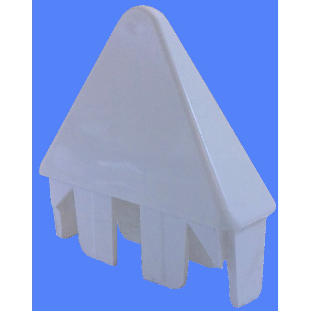 Vinyl Picket Fence Caps 7/8" x 3" Round/Pointed Vinyl Fence Picket