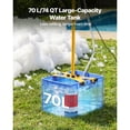 thumbnail image 4 of KFFKFF Foam Machine, 9.84 to 16.40 ft Spray Range Foam Cannon for Parties, Bubble Maker with 74QT Water Tank, Vertical Design for Dense Foam Production at Events and Celebrations, 4 of 9