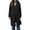 Black, variant on cocolona Womens Long Quilted Jacket LightWeight Long Sleeve Hooded Zipper Puffer Coat Casual Loose Solid Color Winter Warm Snow Long Outerwear