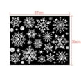 thumbnail image 2 of Pompotops New Christmas White Snowflake Window Sticker Wall Sticker Door Sticker Ornaments for Christmas Frozen Theme Party New Year Supplies, 2 of 2