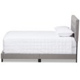 thumbnail image 3 of Baxton Studio Cassandra Tufted King Low Profile Bed in Light Gray, 3 of 7