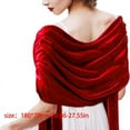 thumbnail image 5 of Fashion Soft Plush Shawl Autumn Winter Shawl Outdoor Thicken Warm Shawl, 5 of 18