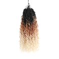thumbnail image 1 of Extensiones de cabello con trenzas de pelo rizado en medios y extremos (8 paquetes de 18 pulgadas OM3T27613), 1 of 5