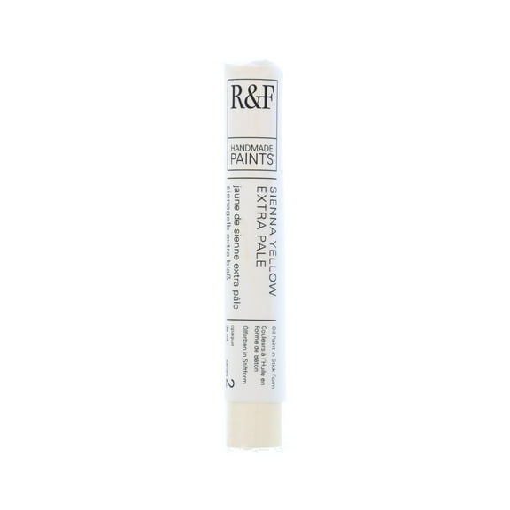 R&F Handmade Paints Pigment Stick, 38ml, Sienna Yellow Extra Pale