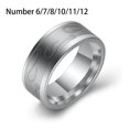 thumbnail image 3 of facefd Men Stainless Steel 8mm Ring Fish Hook Rings Fishing Band Loop Simple Style Fashion Accessory Jewelry Gifts for 11, 3 of 9