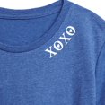 thumbnail image 3 of Instant Message - XOXO Neck Short Sleeve Graphic T-Shirt, 3 of 6