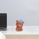 thumbnail image 4 of estatua de resina, estatuil de , decoración, estantería, Soportar Zulema Figurilla de animales, 4 of 8