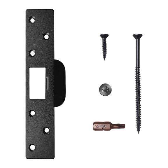 MOMOJIA Stainless Steel Door Frame Repair Plate Extended Lip Covers Damaged Woodwork Repositioned Mounting Holes For Secure Installation