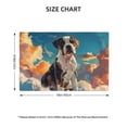 thumbnail image 2 of Placemats Set of 4 / 6, Colorful Sky Puppy Placemats for Dining Table Indoor/Outdoors Heat Resistant Washable Placemats 18" x 12", 2 of 8