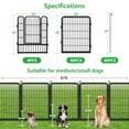 thumbnail image 7 of Garden Fence 87ft(L)×32in(H) No Dig Fence Panels with Gate Fencing for Yard Animal Barrier Decorative Garden Fencing for Backyard Patio Garden Fences and Borders for Dogs, 7 of 7