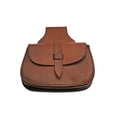 thumbnail image 2 of Medieval Belt Bag | Brown Real Leather Day Sporran Pouch, 2 of 4