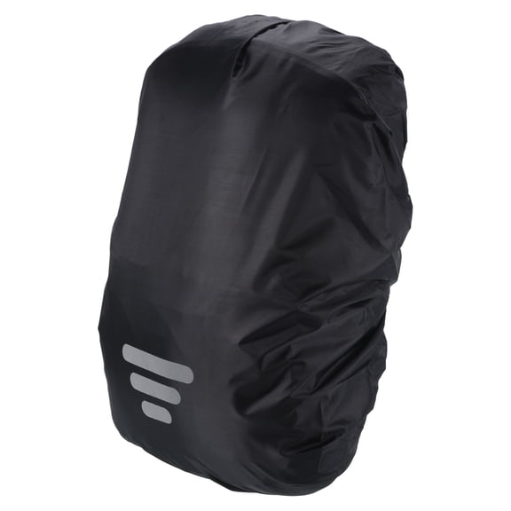Uxcell 45-55L Waterproof Rucksack Cover, Backpack Rain Cover, L, Black