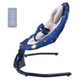 thumbnail image 4 of Columpio eléctrico Vhermosa para bebé con música Bluetooth 12 canciones azul, 4 of 8