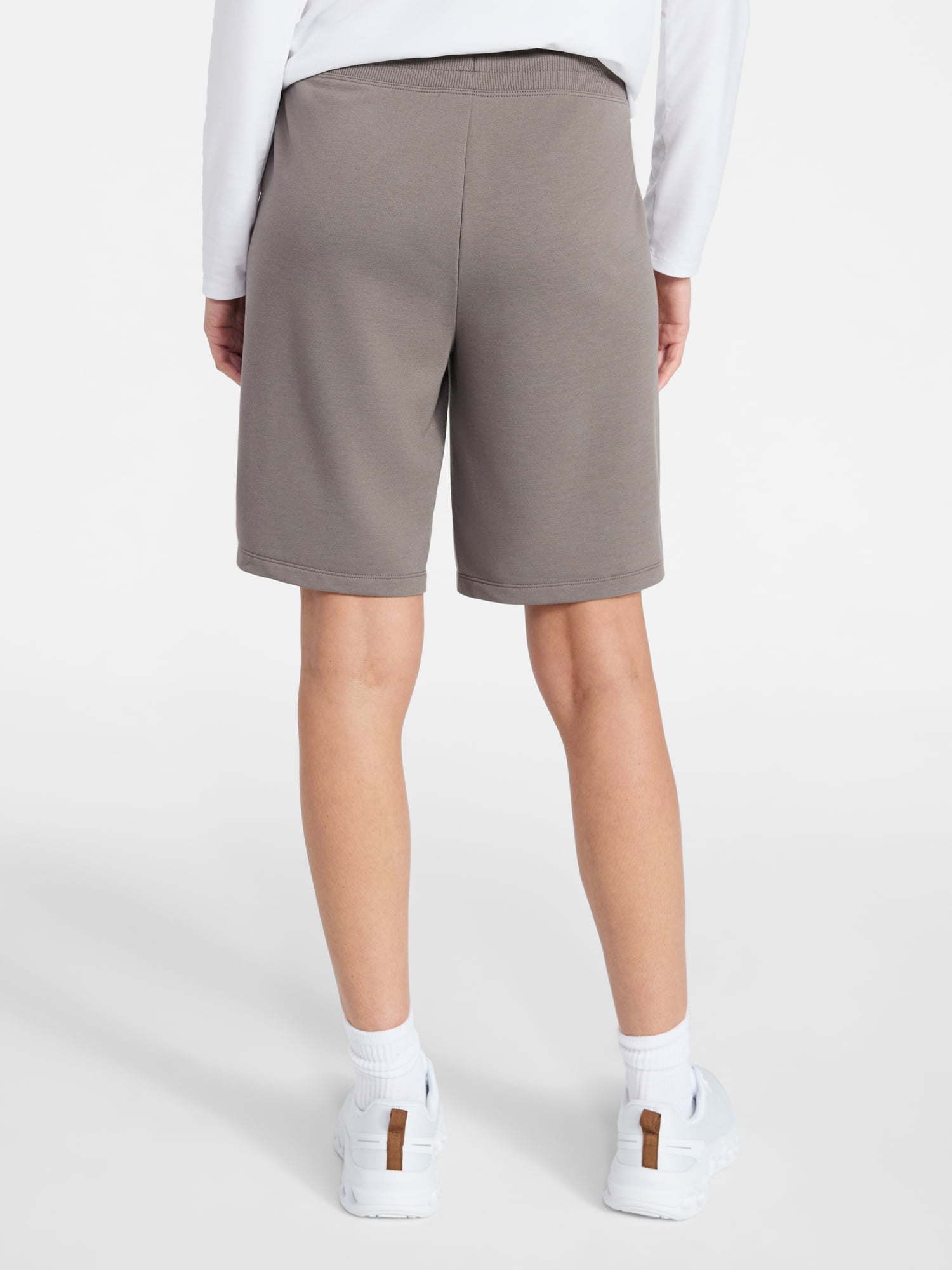 Athletic Works Women's and Women's Plus French Terry Bermuda Shorts, Sizes XS-4X