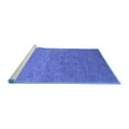 thumbnail image 2 of Ahgly Company Machine Washable Indoor Rectangle Oriental Blue Industrial Area Rugs, 2' x 3', 2 of 4