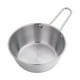 thumbnail image 1 of Cooking Snack Seasoning Bowl With Handle, Golden Rice Bowl, Hot And Cold Wine Bowl, Stainless Steel Rice Wine Bowl, 1 of 2